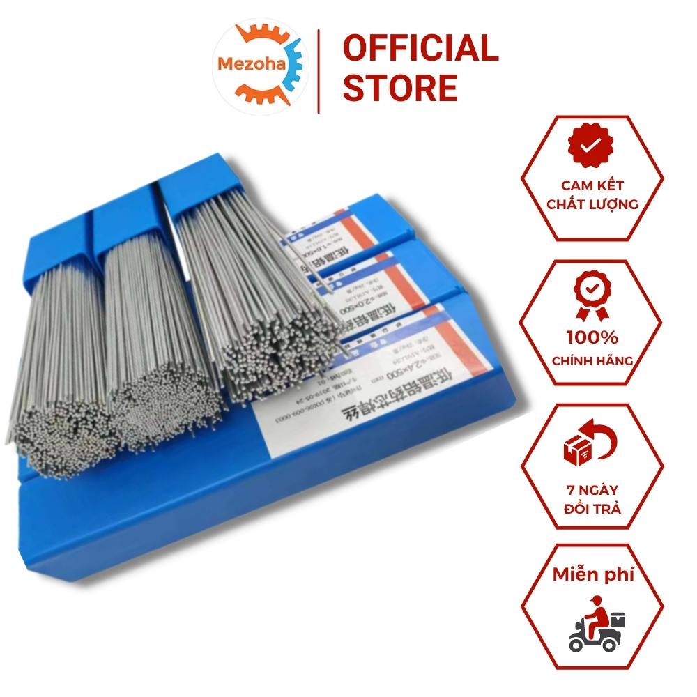 Combo 10 Que Hàn Nhôm Dễ Chảy Nhiệt Độ Thấp Thanh Hàn 2mm Que Hàn Có Lõi Để Hàn Nhôm Không Cần Bột Hàn | Mezoha