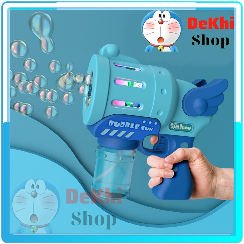 Máy tạo bong bóng xà phòng trẻ em Súng bắn bong bóng xà phòng đồ chơi cho bé