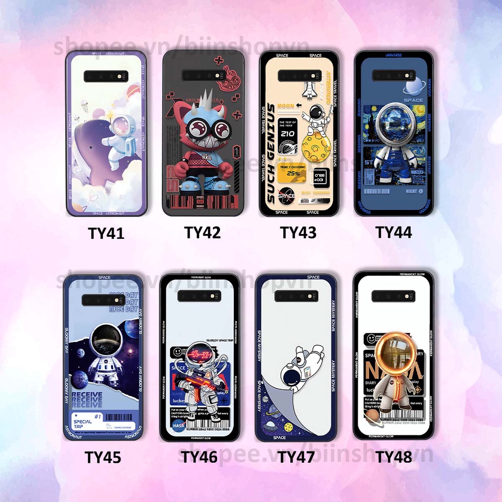 Ốp Samsung S10 / S10 5G / S10 Plus / S10+ phi hành gia vũ trụ space.x siêu đẹp, thời trang