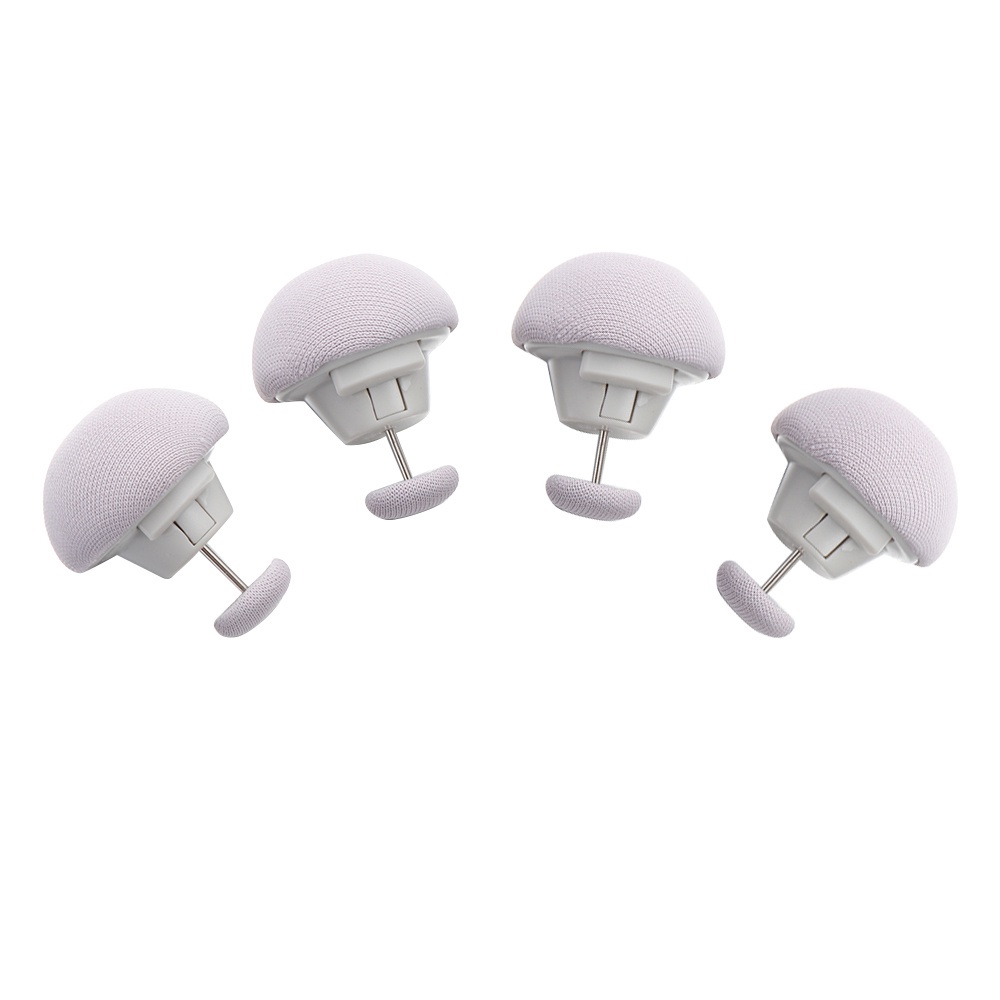 Set 4 Kẹp Cố Định Ga Trải Giường Chống Trượt Hình Nấm Nhiều Màu Sắc