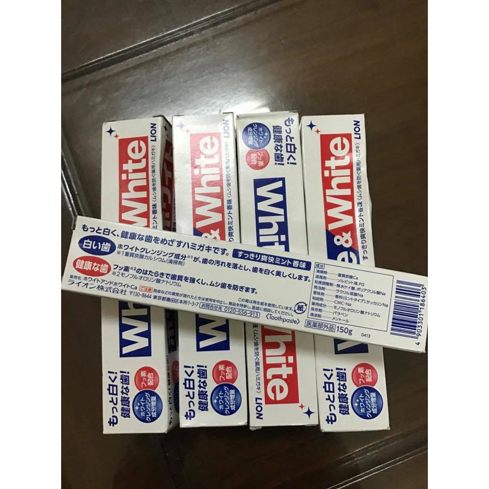 Kem Đánh Răng White And White Lion 150g