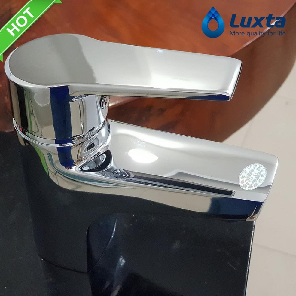 Vòi LAVABO nóng lạnh L1226 tặng 2 dây cấp [ Hàng chính hãng LUXTA - Bảo hành 5 năm]