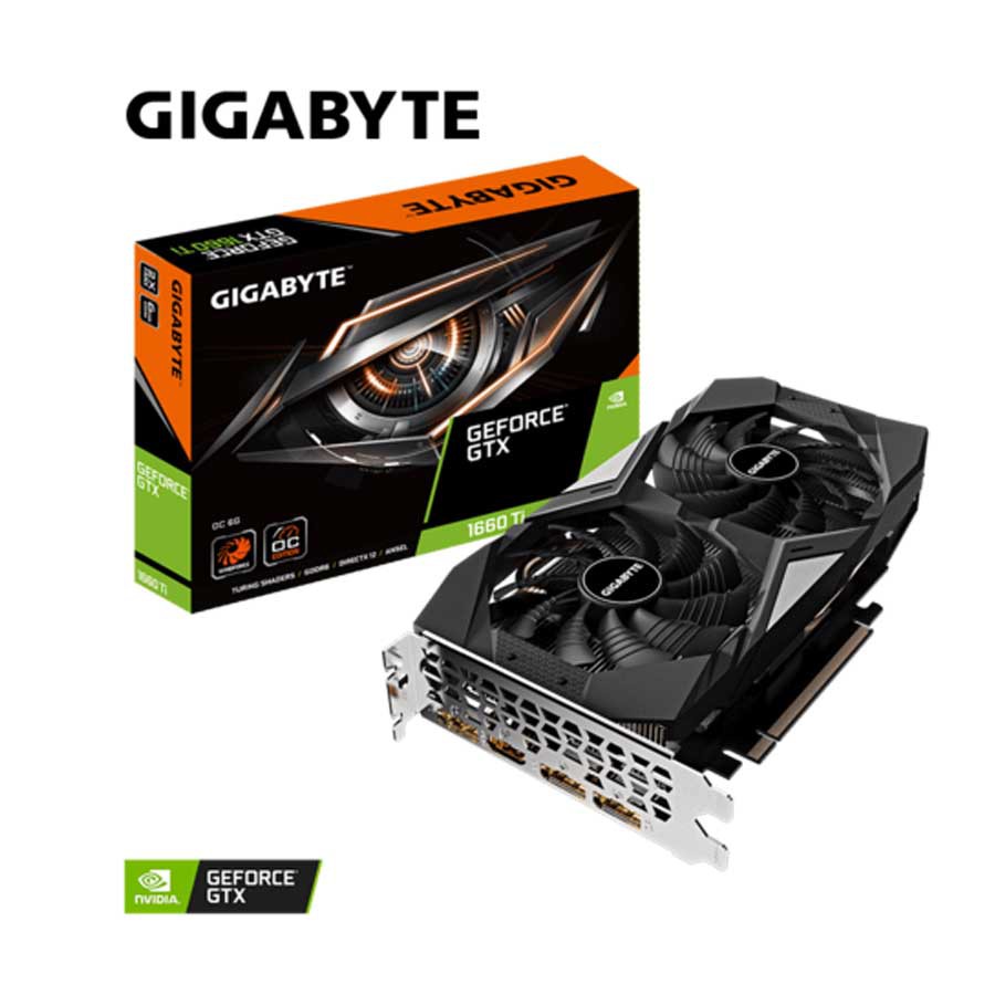 Card màn hình GIGABYTE GeForce GTX 1660Ti 6GB GDDR6 OC (GV-N166TOC-6GD)