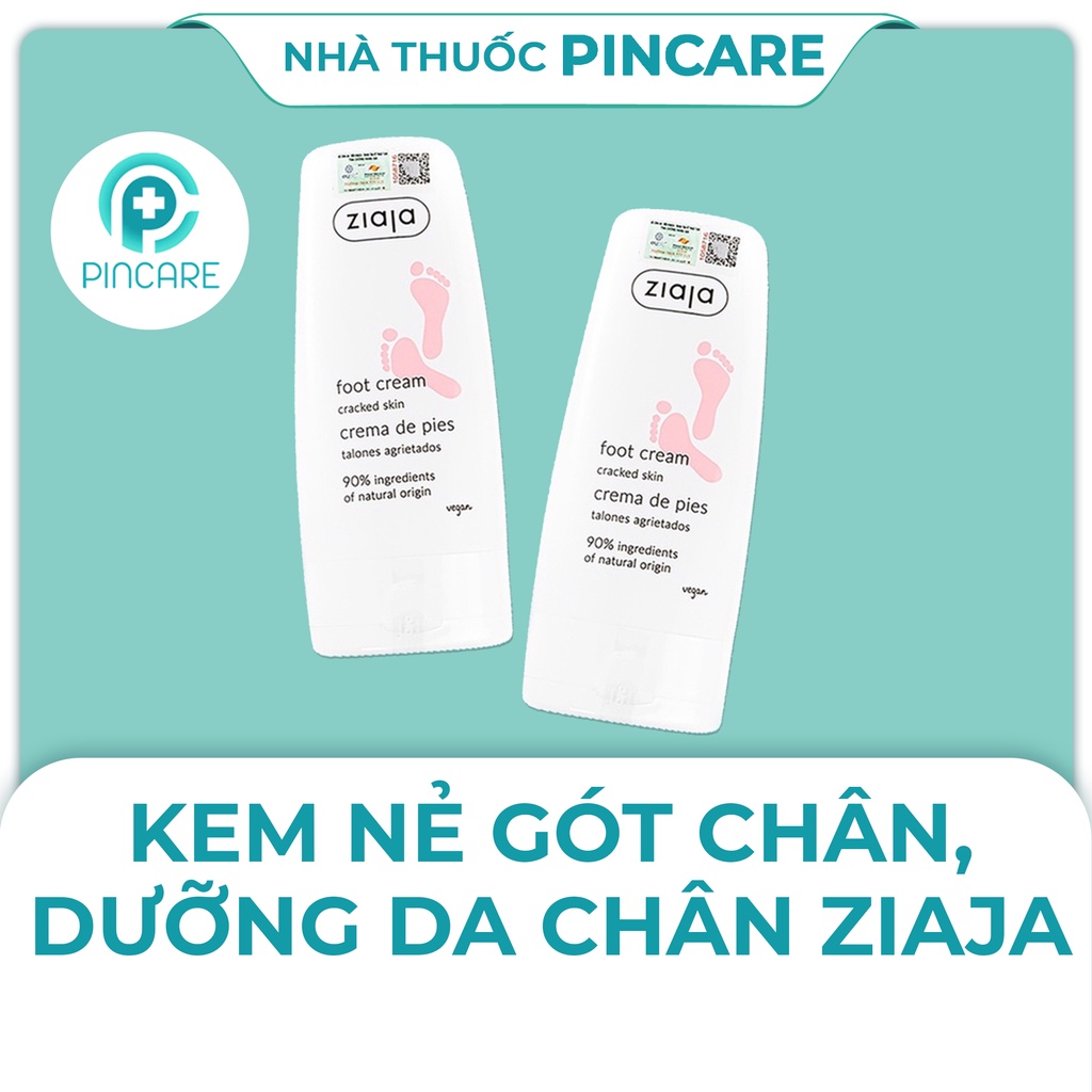 Kem nẻ gót chân Ziaja Foot Cream Cracked Skin 60ml - Hàng chính hãng - Nhà thuốc Pincare