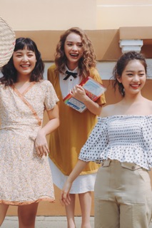 Đầm sơ mi mix color SODA POP