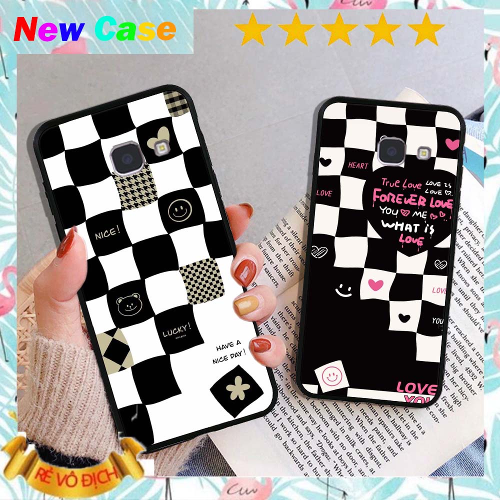 Ốp lưng Samsung J7 Prime in hình caro good love cao cấp