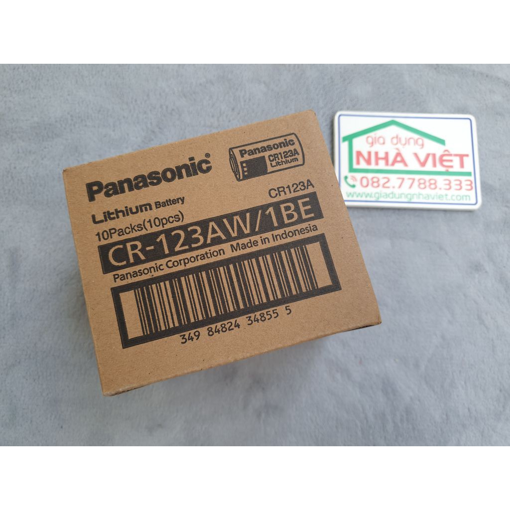 Pin máy ảnh Panasonic CR123A CR123 3V vỉ 1 viên