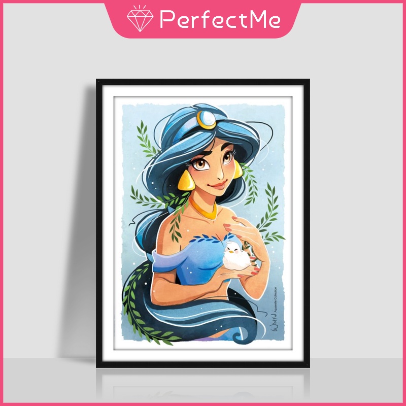 Bộ Tranh Đính Đá 5D Tự Làm 30X40Cm Hình Công Chúa Disney Trang Trí Nhà Cửa