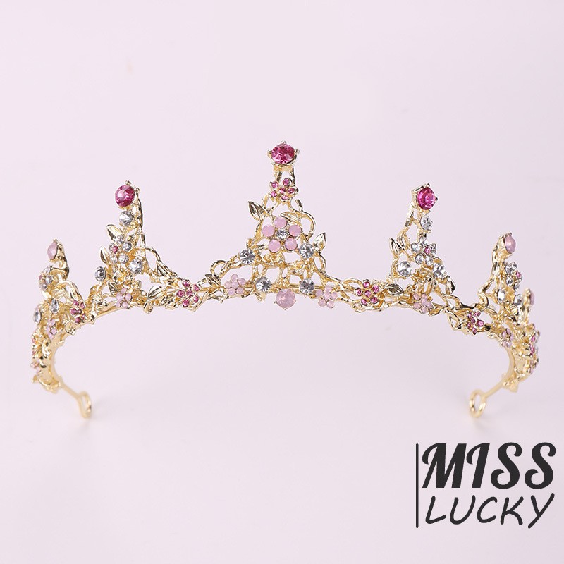 Vương miện công chúa kiểu dáng thời trang thanh tú cho cô dâu