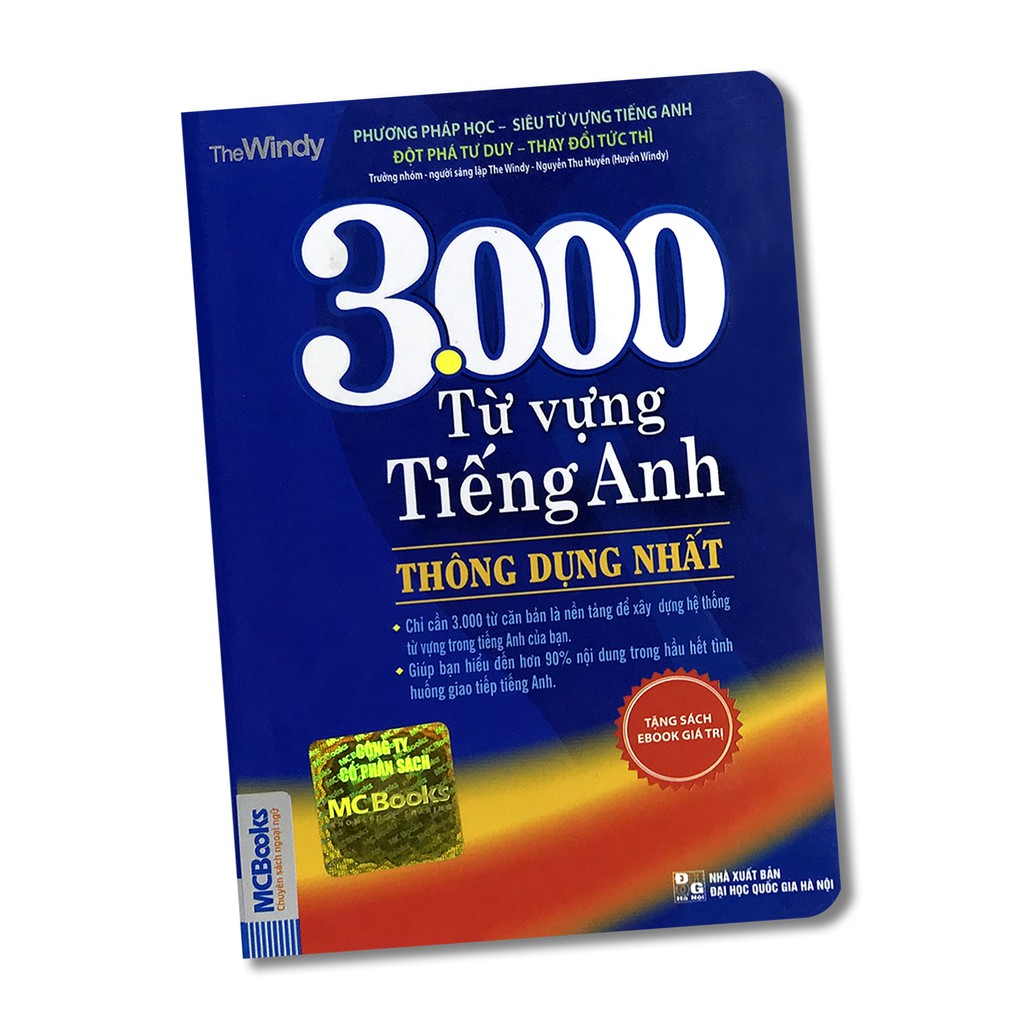 Sách - 3000 Từ Vựng Tiếng Anh Thông Dụng Nhất Tặng Kèm Bookmark