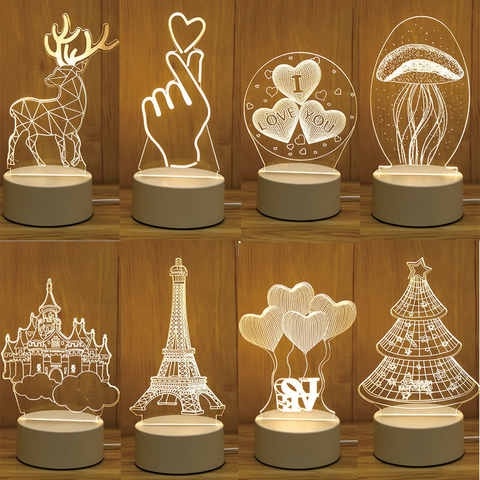 Đèn LED 3D siêu dễ thương