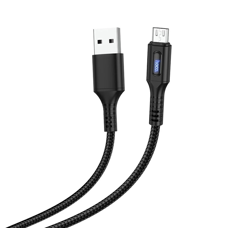Dây sạc tự ngắt điện khi đầy pin HOCO - Cáp bọc dù cao cấp type c ip micro usb