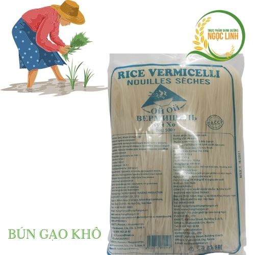 Bún gạo khô gói 500gr dai ngon dùng để xào, nấu | BigBuy360 - bigbuy360.vn