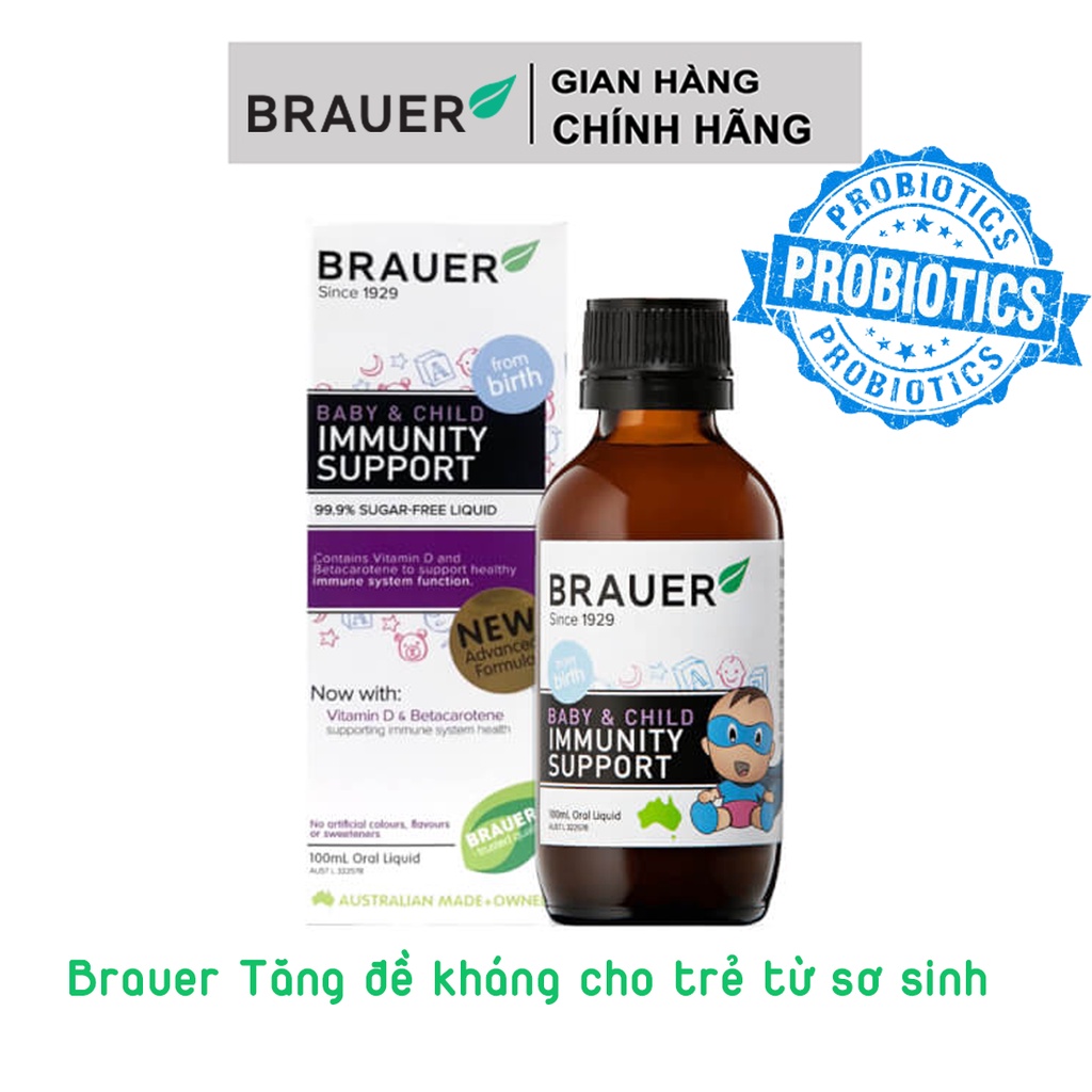 Tăng đề kháng Immunity Support Brauer hàng chính hãng