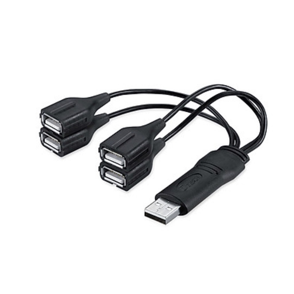 Bộ chia 4 cổng USB 2.0 Dtech DT-3020 - Hàng chính hãng