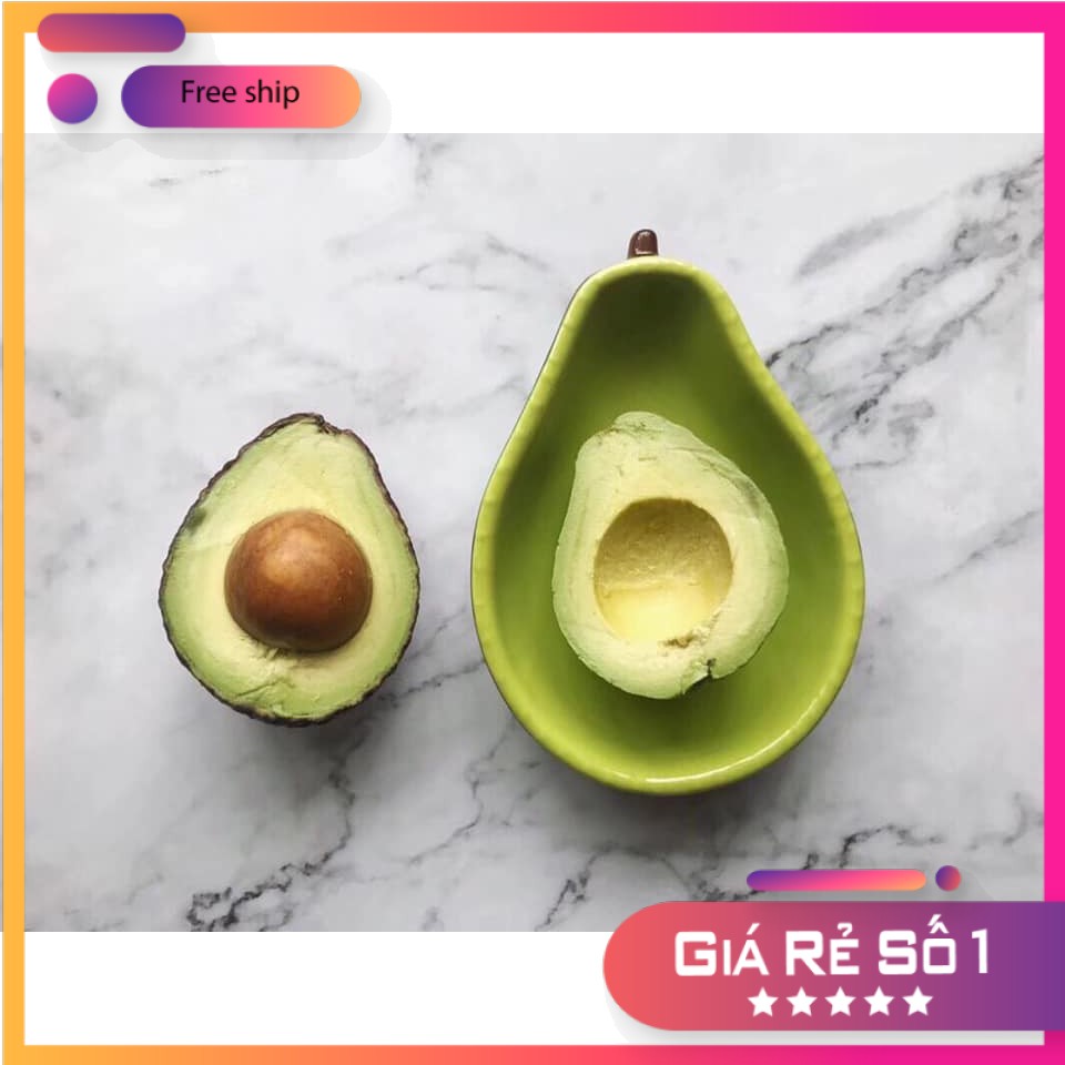 Bát Đĩa 🥑 QỦA BƠ🥑 Bát đĩa ăn cơm decor trang trí bếp đáng yêu cute S105