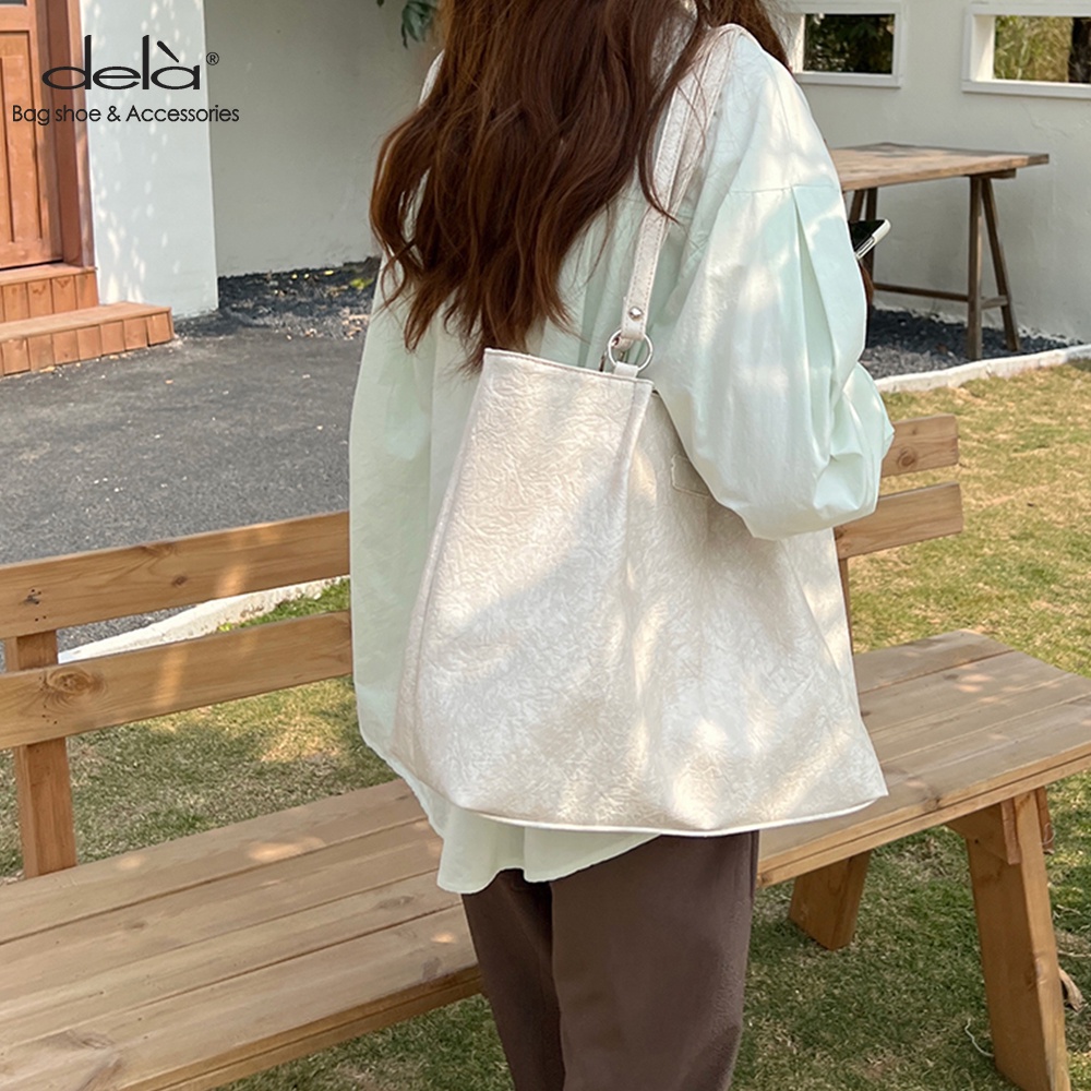 Dela Túi tote Đeo Vai Cỡ Lớn Thời Trang Sang Trọng Cho Nữ