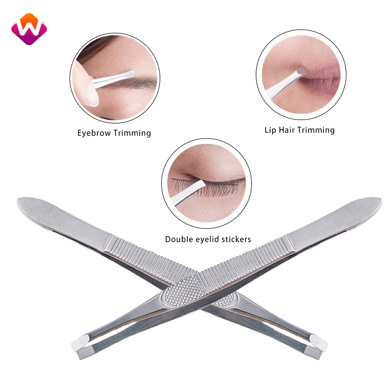 [Hàng mới về] Nhíp nhổ lông mày chuyên nghiệp bằng thép không gỉ