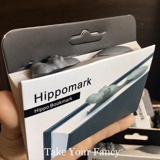 Bookmark Đánh Dấu Trang Sách Hippo Xám