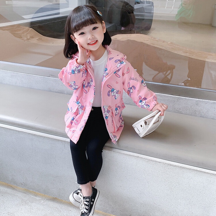 Áo Khoác Xuân Thu Phong Cách Phương Tây Mới Dành Cho Bé Gái 2022