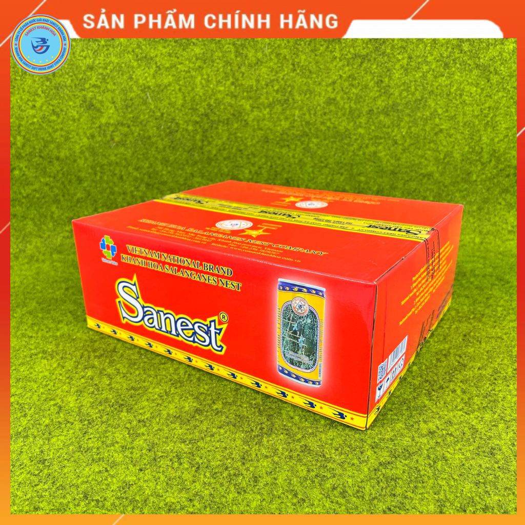 Nước Yến Sào Khánh Hòa Sanest Thùng 30 Lon