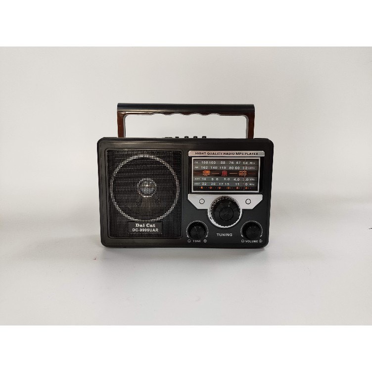 Đài Radio DAICAT SW-9999 UAR ⚡FREE SHIP⚡ Đài Siêu Bền Làm Quà Tặng Cho Ông Bà . Kiểu Dáng Nhỏ Gọn , Có Blutooth