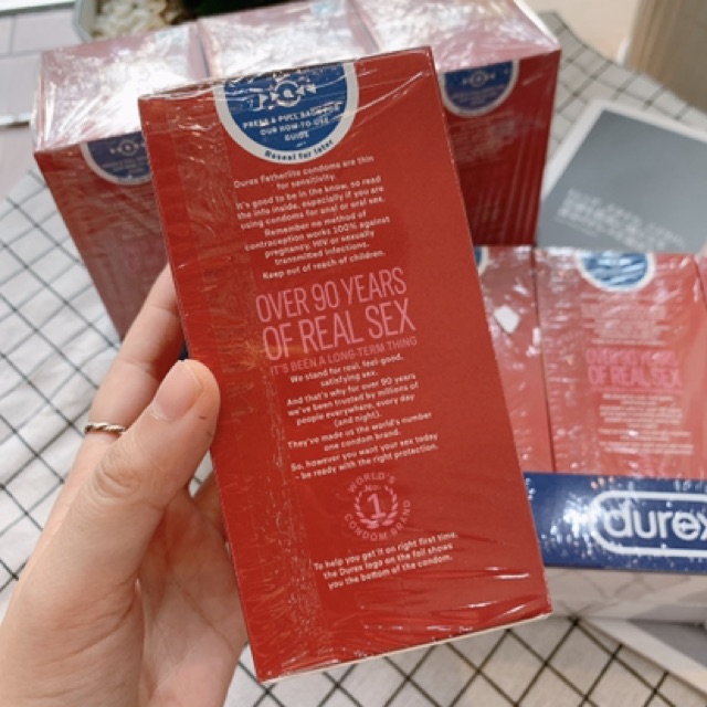[Date 2025]Bao cao su durex Úc hộp 30 cái