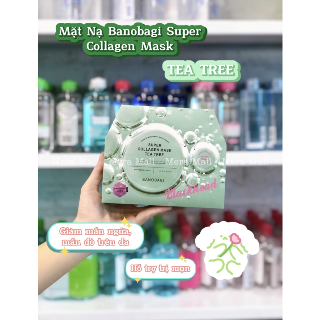 Mặt nạ giấy Banobagi Mask phiên bản nâng cấp Dưỡng Ẩm Trắng Da Chống Lão Hoá Giảm Mụn