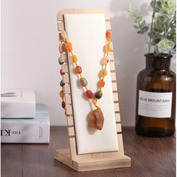 Giá Đỡ Trưng Bày Trang Sức Bề Mặt Gỗ Tre