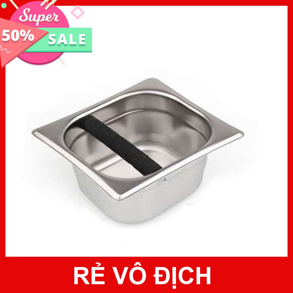 Hộp đập bã cà phê inox