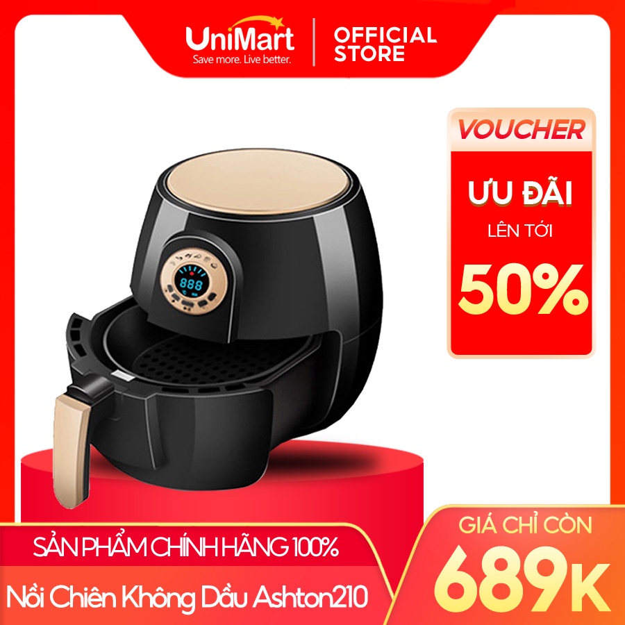 Nồi Chiên Không Dầu Cao Cấp Của Mỹ Ashton USA  AF260 - UniMart Official Store