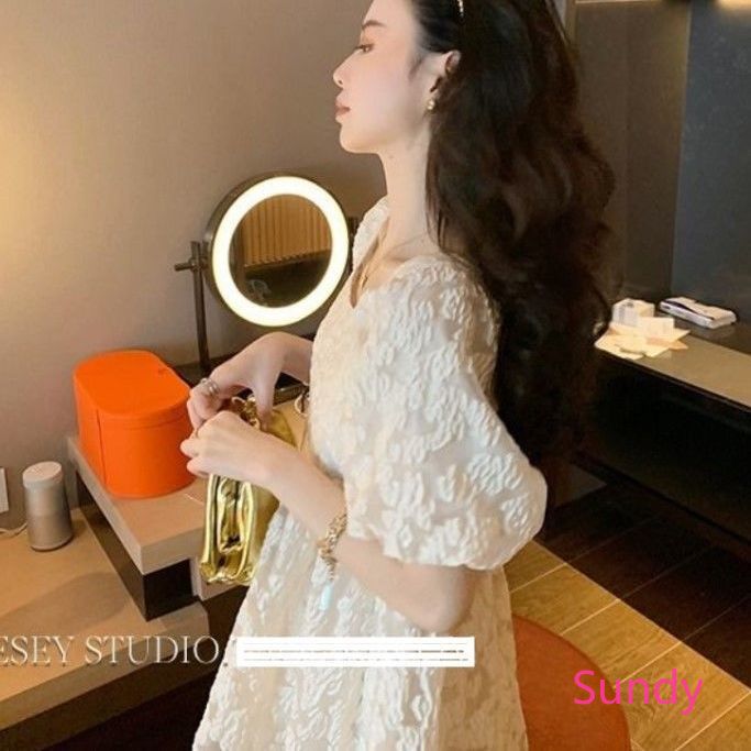 Đầm xòe hai dây thời trang hè xinh xắn cho nữ