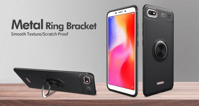 Xiaomi Redmi 6A FREESHIP Từ 50k ốp lưng chống sốc kiêm nhẫn ô tô AUTO FOCUS