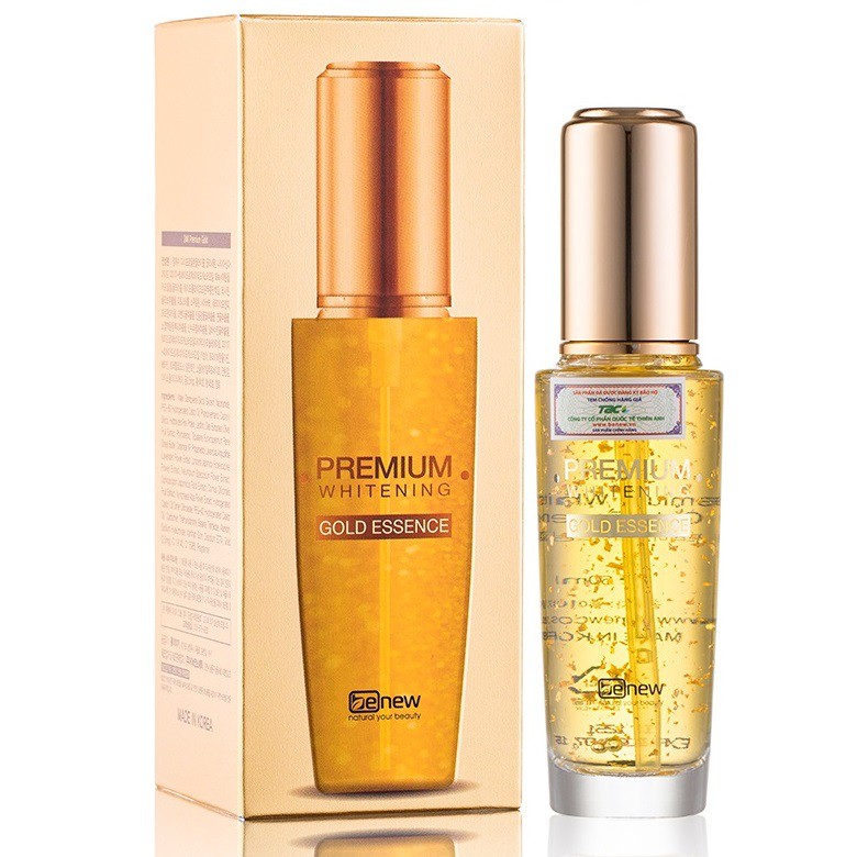 Tinh chất serum trắng da, căng cơ xóa thâm xạm từ vàng 24K BENEW Benew Gold Essence Hàn quốc ( 50ml)