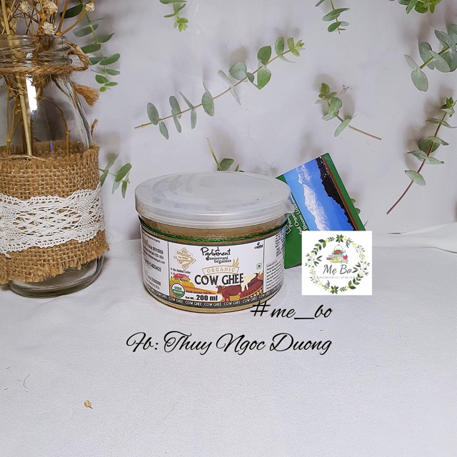 [PARLIAMENT] BƠ GHEE HỮU CƠ ẤN ĐỘ 200g | BigBuy360 - bigbuy360.vn
