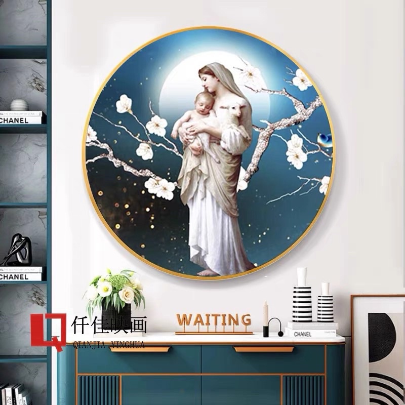 Tranh Công Giáo, Tranh tráng gương in UV 5D Joce.Decor No1, tranh treo tường Decor bền đẹp 40 năm không phai màu