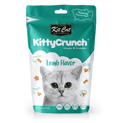 [Mã PET50K giảm Giảm 10% - Tối đa 50K đơn từ 250K] Snack Bánh Thưởng Cho Mèo Kittat Kitty Crunch 60g