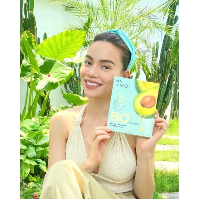 Mặt nạ Bơ MOI Hồ Ngọc Hà chính hãng - Mặt nạ tinh khiết Hydrogel Mask 3 trong 1 với 3 công dụng cấp ẩm, trẻ hoá, sáng da