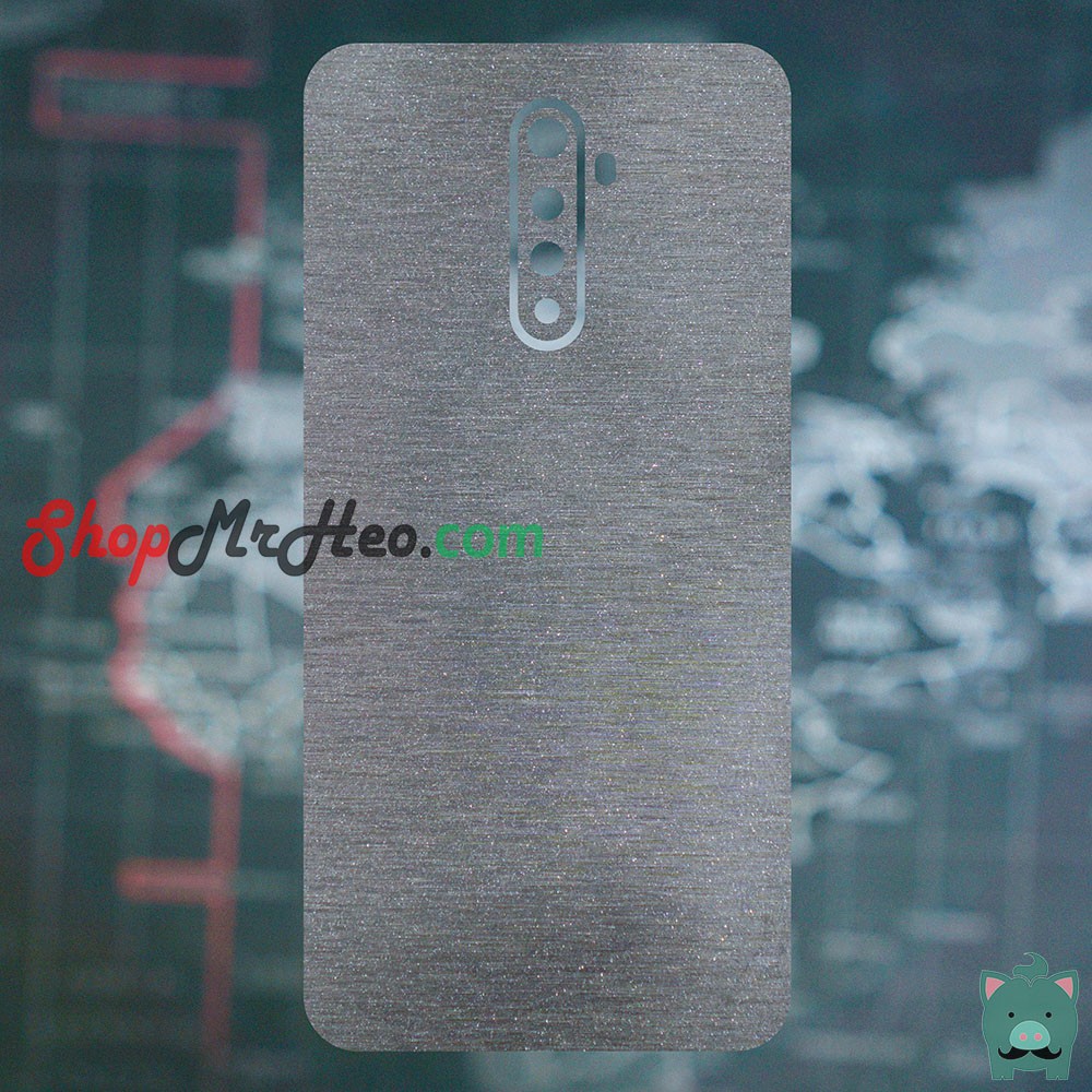 Skin Dán Mặt Sau Lưng Vân Nhôm OPPO Reno ACE - Realme X2 Pro