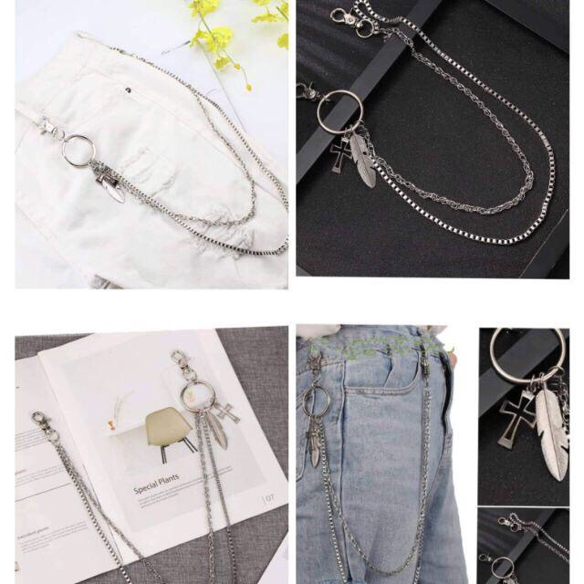 Set chân váy- chocker tim-dây xích chain-belt chain khoan ulzzang