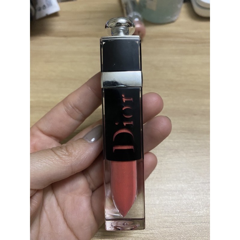 Son Dior Addict Lacquer Plump 538 Dior-Glitz màu cam xinb