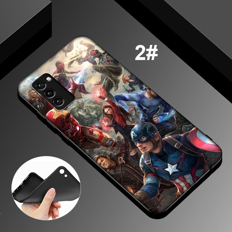 Ốp Điện Thoại Họa Tiết Marvel Avengers Cho OPPO A54 A91 F15 A92 A72 A52 A93 A94 R9 F1 Plus R9s Find X3 Neo GA130