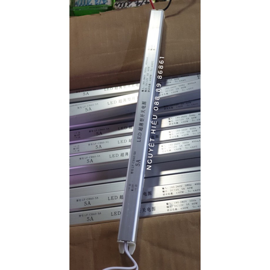 - Nguồn điện thanh nhỏ 12V-5A