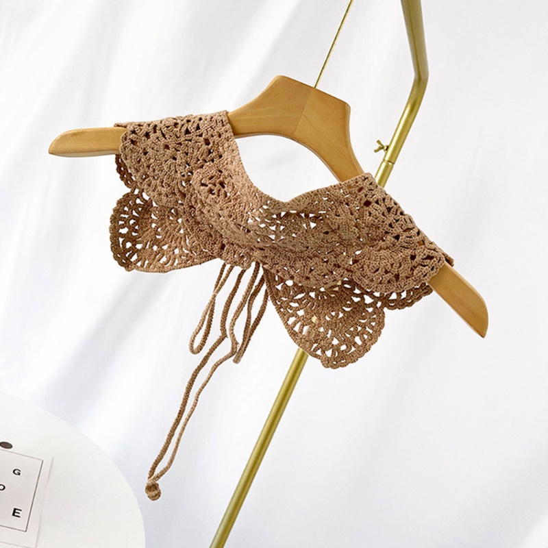 Phụ kiện trang trí cổ áo sơ mi kiểu ren đan móc thời trang mùa hè cho nữ
 | BigBuy360 - bigbuy360.vn