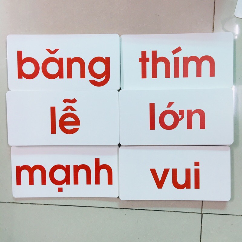 Combo thẻ flashcard bộ nhập tâm
