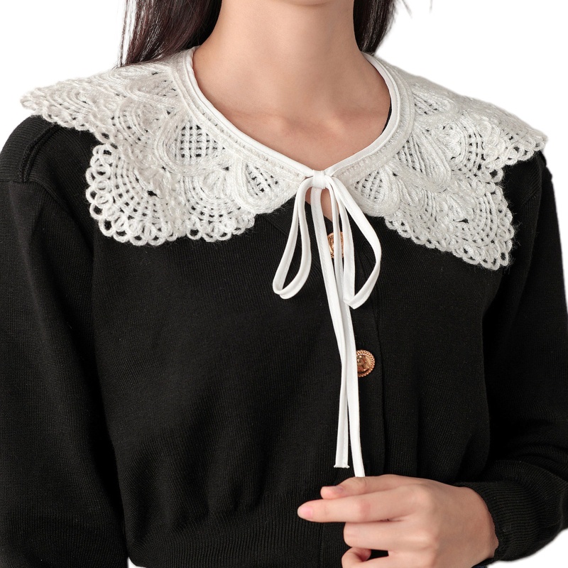 Cổ Áo Giả Hán Phục Phối Ren Rỗng Dễ Thương Trang Trí