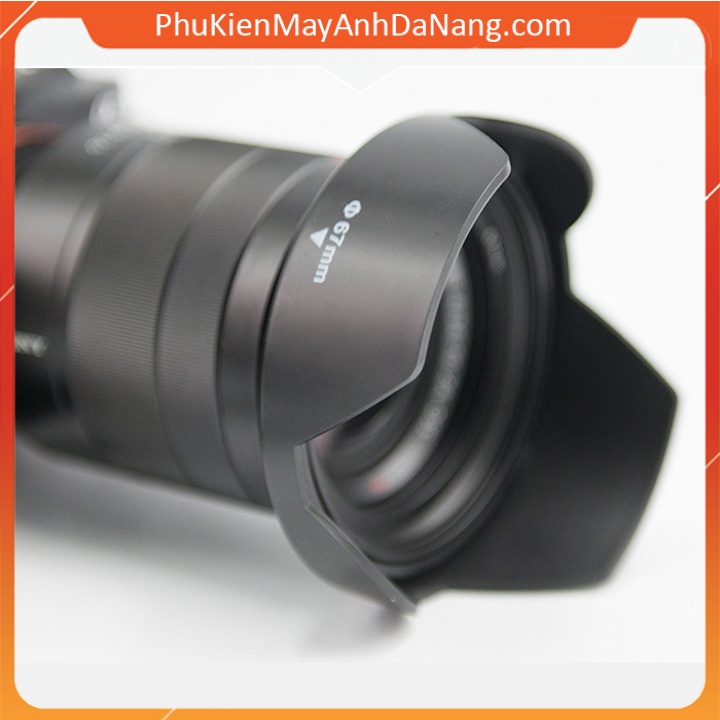 Lens hood Loa che nắng hoa sen vặn ren ống kính máy ảnh - Loại đời mới có thể đảo đầu 2021