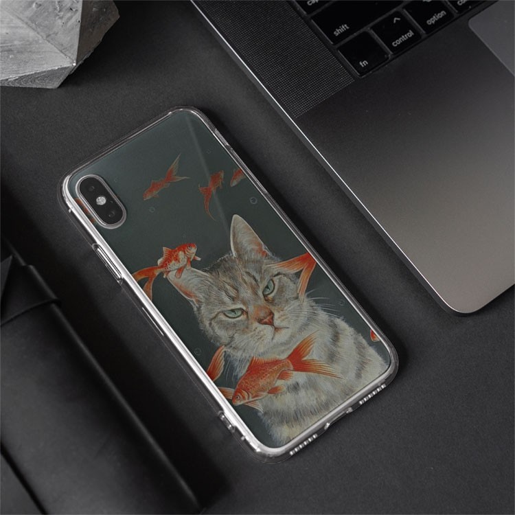 Vỏ ốp chống nước mèo mặt mo TG Case Hàng cao cấp cho các loại Iphone CAT20210013