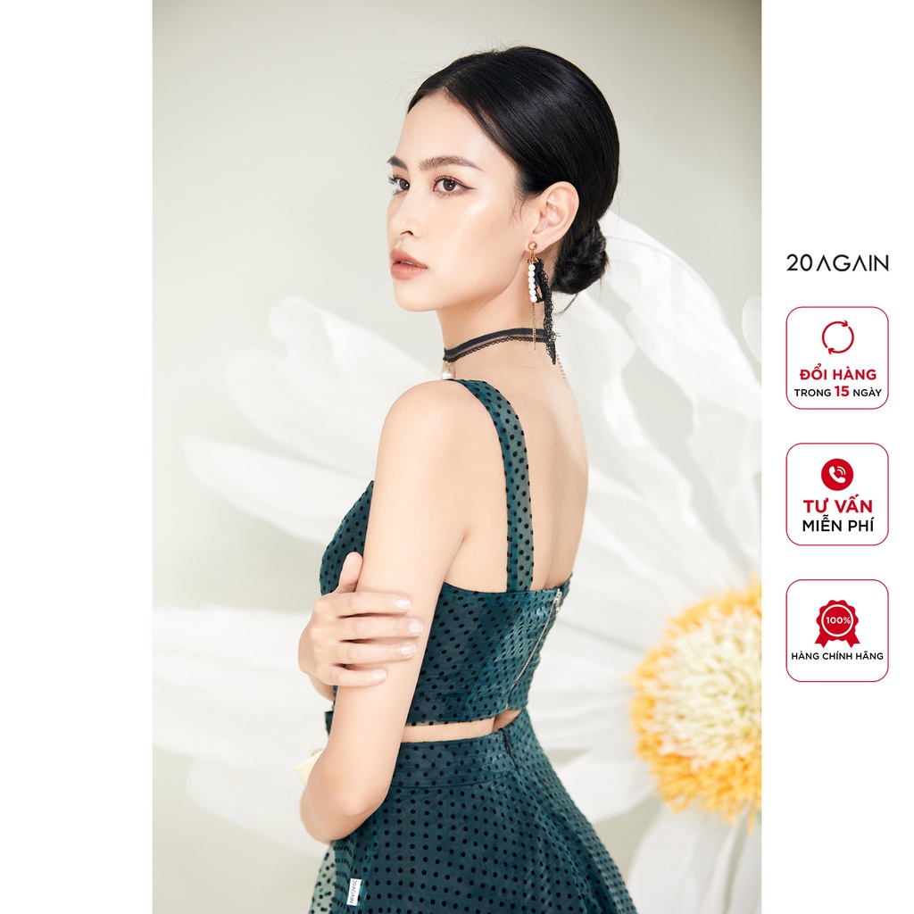 Áo 2 dây croptop 20 AGAIN , thiết kế cao cấp ABA2354
