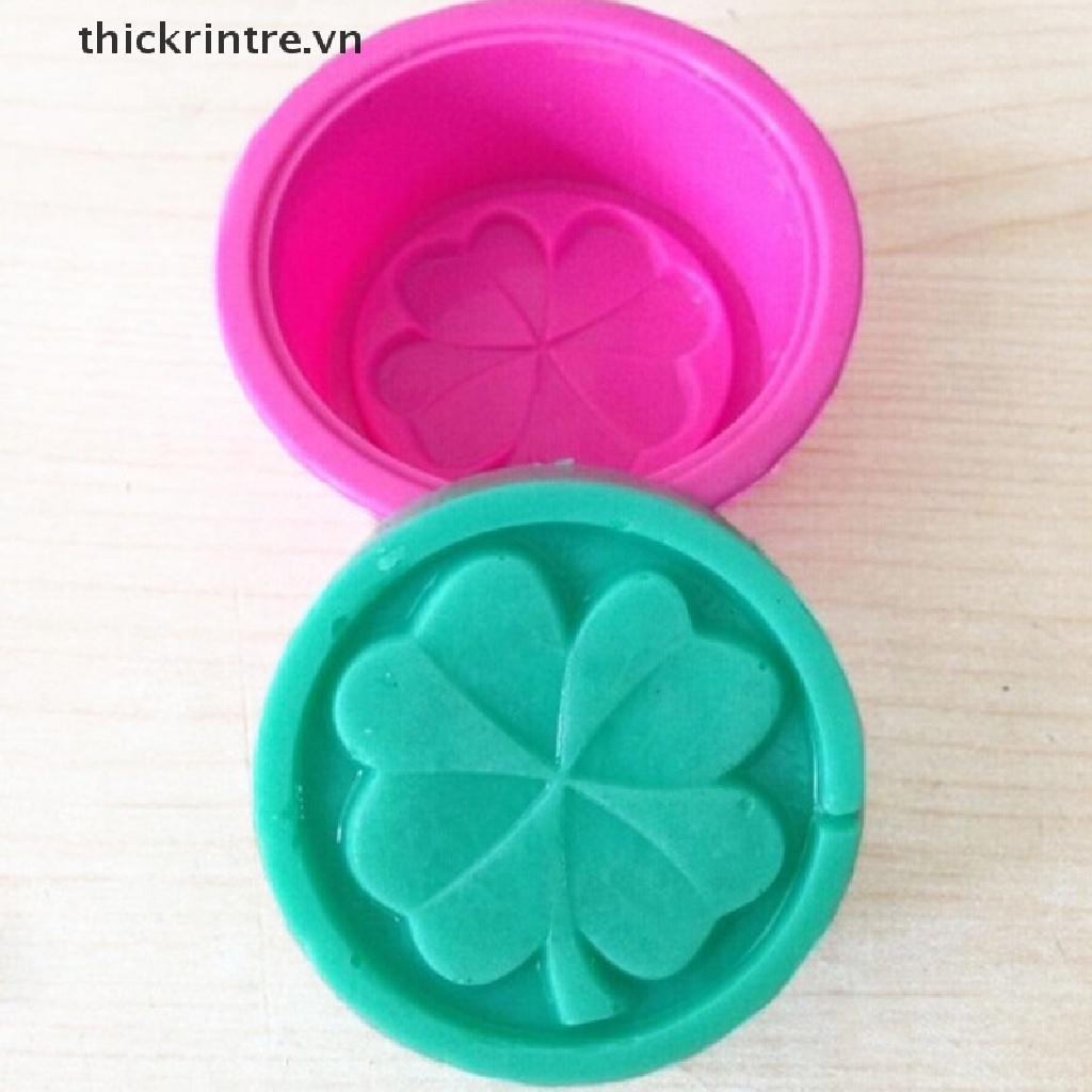 Khuôn Silicone Làm Bánh Hình Cỏ Bốn Lá Xinh Xắn